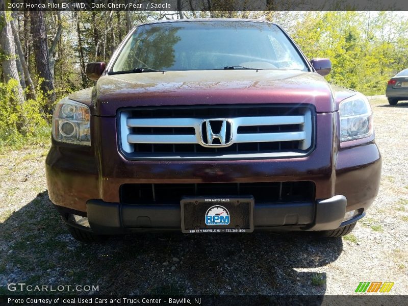 Dark Cherry Pearl / Saddle 2007 Honda Pilot EX 4WD