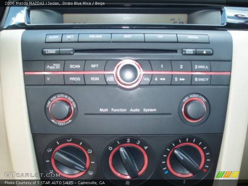 Strato Blue Mica / Beige 2006 Mazda MAZDA3 i Sedan