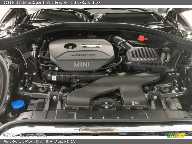 Pure Burgundy Metallic / Carbon Black 2018 Mini Clubman Cooper S