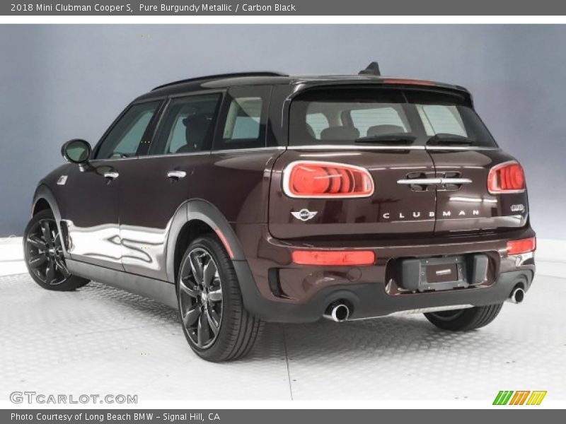 Pure Burgundy Metallic / Carbon Black 2018 Mini Clubman Cooper S