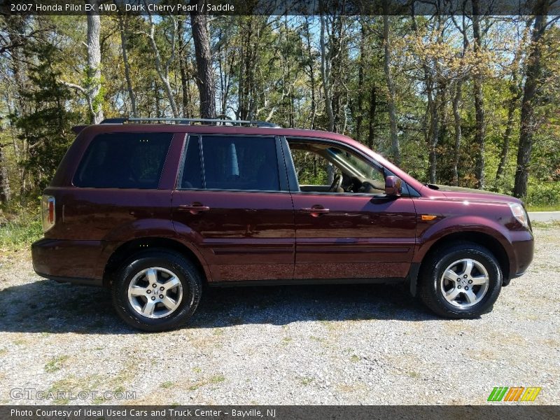 Dark Cherry Pearl / Saddle 2007 Honda Pilot EX 4WD