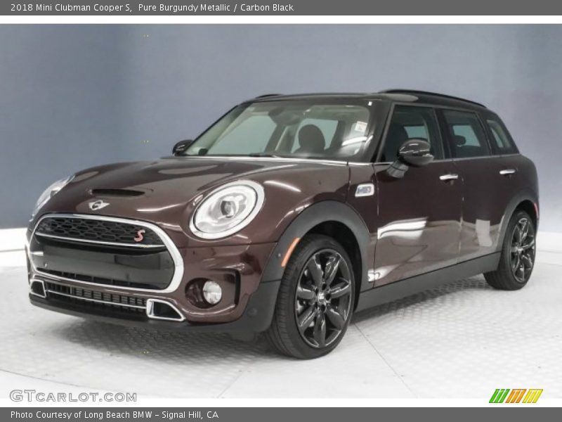 Pure Burgundy Metallic / Carbon Black 2018 Mini Clubman Cooper S