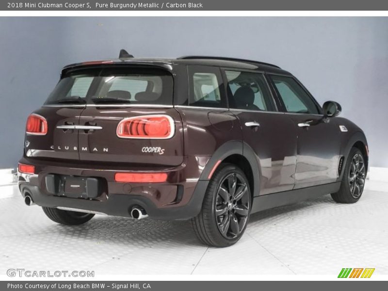 Pure Burgundy Metallic / Carbon Black 2018 Mini Clubman Cooper S