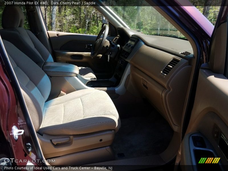 Dark Cherry Pearl / Saddle 2007 Honda Pilot EX 4WD