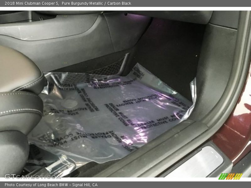 Pure Burgundy Metallic / Carbon Black 2018 Mini Clubman Cooper S