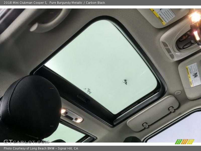 Pure Burgundy Metallic / Carbon Black 2018 Mini Clubman Cooper S