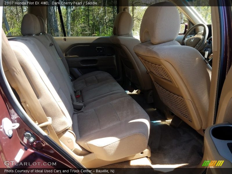 Dark Cherry Pearl / Saddle 2007 Honda Pilot EX 4WD