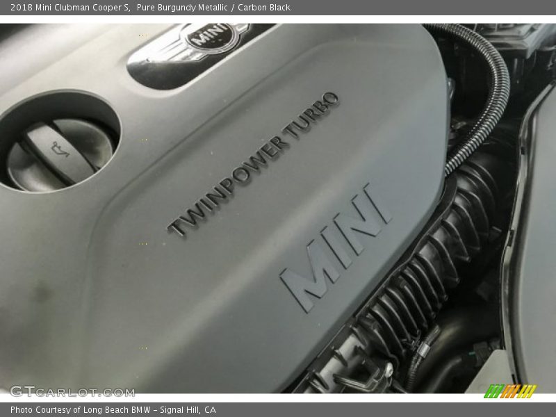 Pure Burgundy Metallic / Carbon Black 2018 Mini Clubman Cooper S