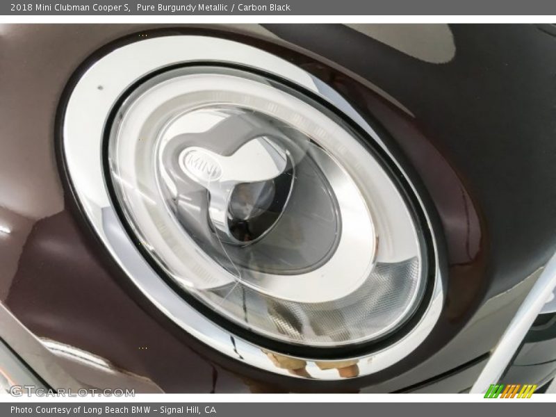 Pure Burgundy Metallic / Carbon Black 2018 Mini Clubman Cooper S