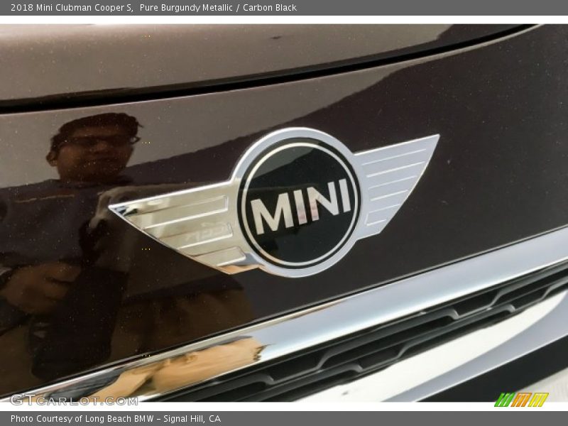 Pure Burgundy Metallic / Carbon Black 2018 Mini Clubman Cooper S