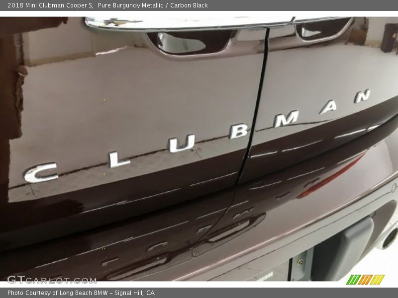 Pure Burgundy Metallic / Carbon Black 2018 Mini Clubman Cooper S
