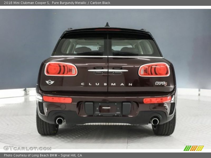 Pure Burgundy Metallic / Carbon Black 2018 Mini Clubman Cooper S