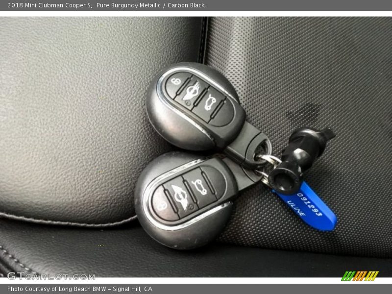 Pure Burgundy Metallic / Carbon Black 2018 Mini Clubman Cooper S