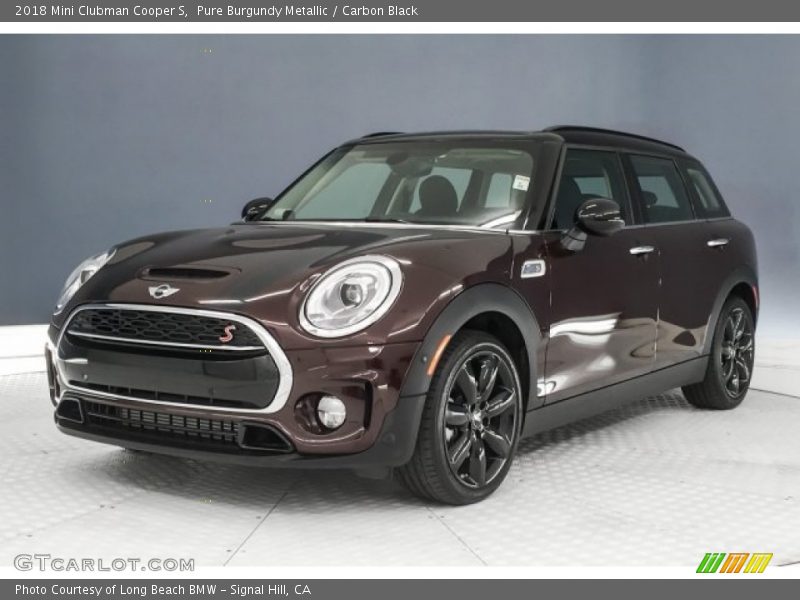 Pure Burgundy Metallic / Carbon Black 2018 Mini Clubman Cooper S