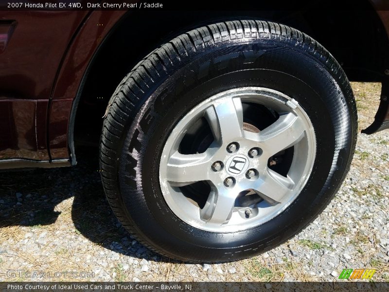 Dark Cherry Pearl / Saddle 2007 Honda Pilot EX 4WD