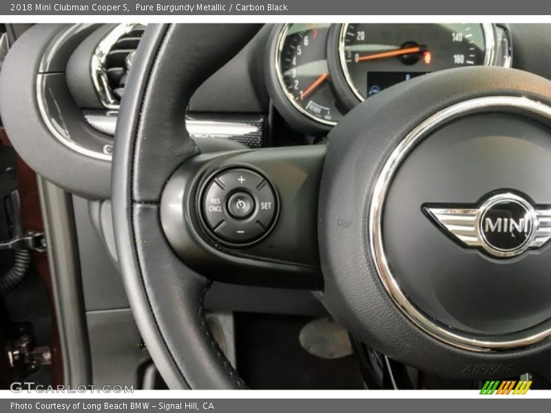 Pure Burgundy Metallic / Carbon Black 2018 Mini Clubman Cooper S