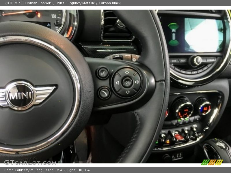 Pure Burgundy Metallic / Carbon Black 2018 Mini Clubman Cooper S