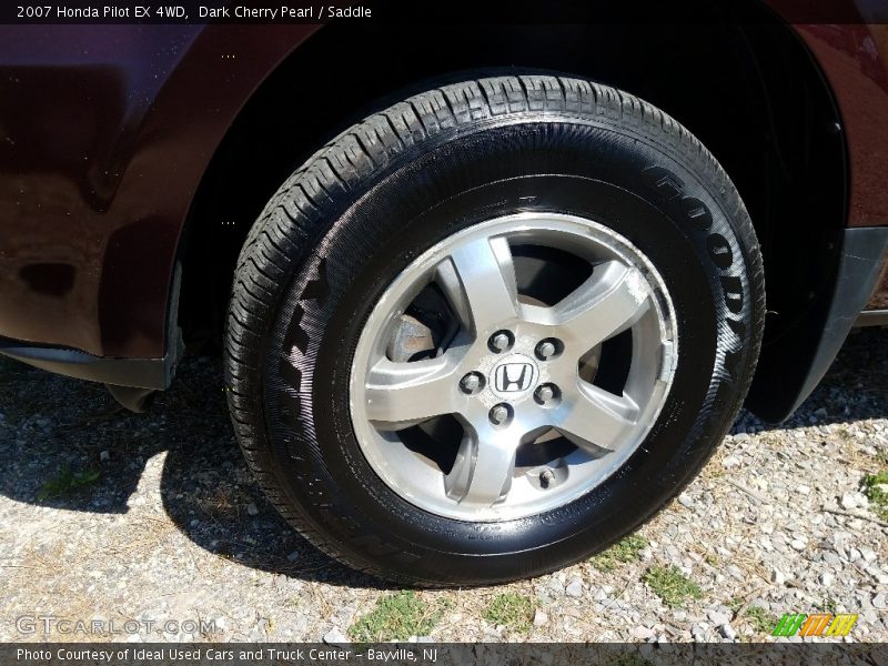 Dark Cherry Pearl / Saddle 2007 Honda Pilot EX 4WD