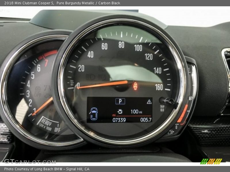 Pure Burgundy Metallic / Carbon Black 2018 Mini Clubman Cooper S