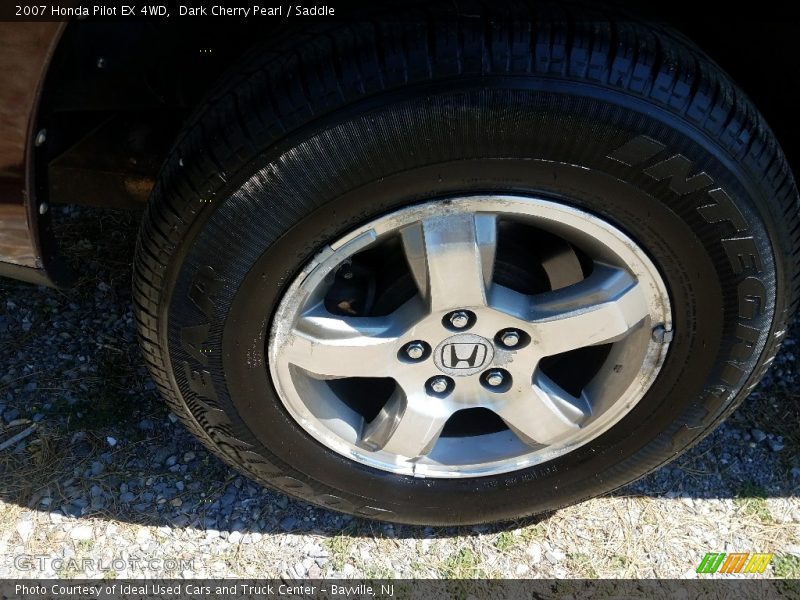 Dark Cherry Pearl / Saddle 2007 Honda Pilot EX 4WD