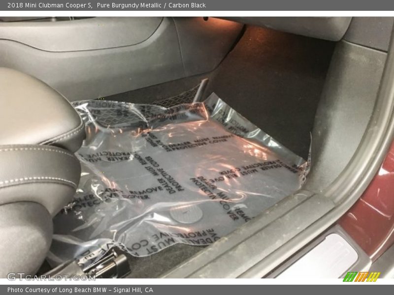 Pure Burgundy Metallic / Carbon Black 2018 Mini Clubman Cooper S