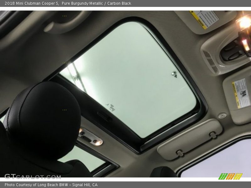 Pure Burgundy Metallic / Carbon Black 2018 Mini Clubman Cooper S