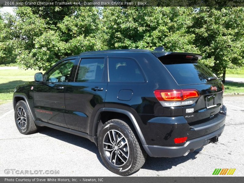 Diamond Black Crystal Pearl / Black 2018 Jeep Grand Cherokee Trailhawk 4x4