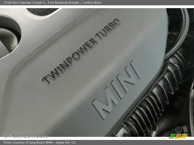 Pure Burgundy Metallic / Carbon Black 2018 Mini Clubman Cooper S