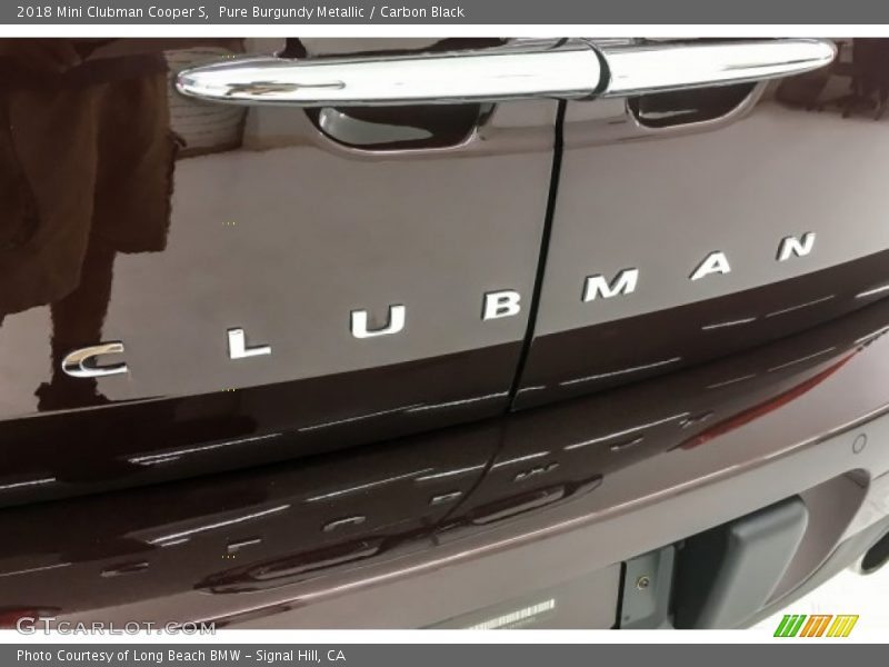 Pure Burgundy Metallic / Carbon Black 2018 Mini Clubman Cooper S