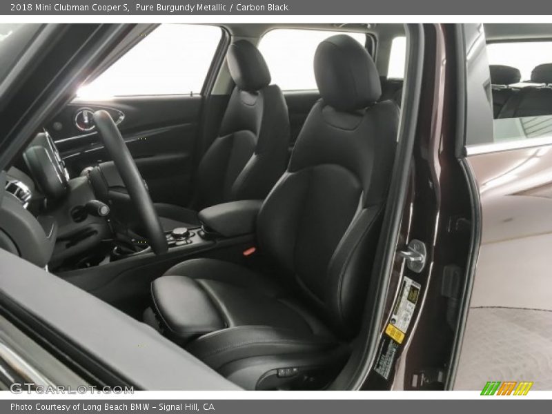 Pure Burgundy Metallic / Carbon Black 2018 Mini Clubman Cooper S