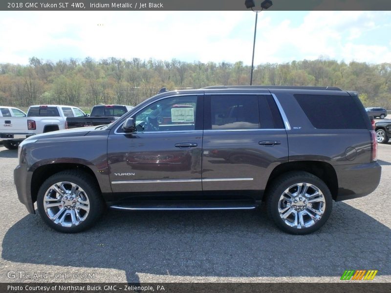 Iridium Metallic / Jet Black 2018 GMC Yukon SLT 4WD