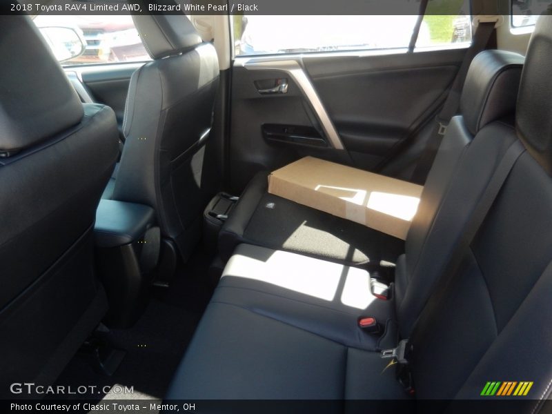 Blizzard White Pearl / Black 2018 Toyota RAV4 Limited AWD