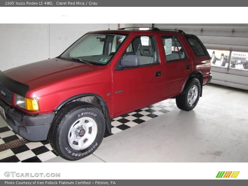 Claret Red Mica / Gray 1995 Isuzu Rodeo LS 4WD