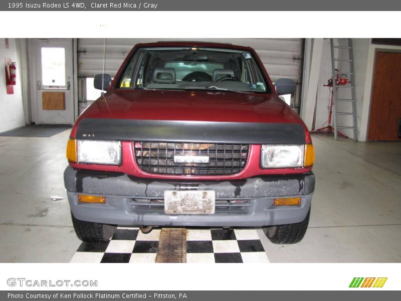 Claret Red Mica / Gray 1995 Isuzu Rodeo LS 4WD