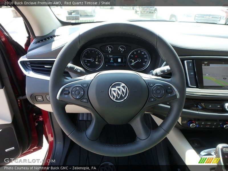 Red Quartz Tintcoat / Shale 2018 Buick Enclave Premium AWD