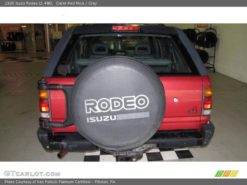 Claret Red Mica / Gray 1995 Isuzu Rodeo LS 4WD