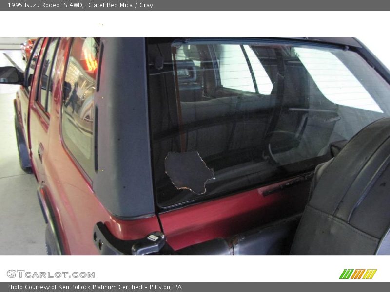 Claret Red Mica / Gray 1995 Isuzu Rodeo LS 4WD