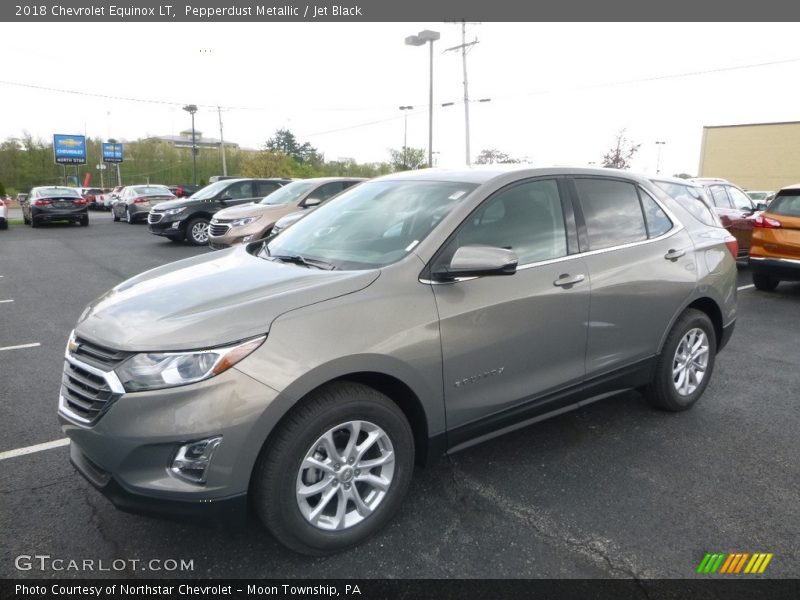 Pepperdust Metallic / Jet Black 2018 Chevrolet Equinox LT