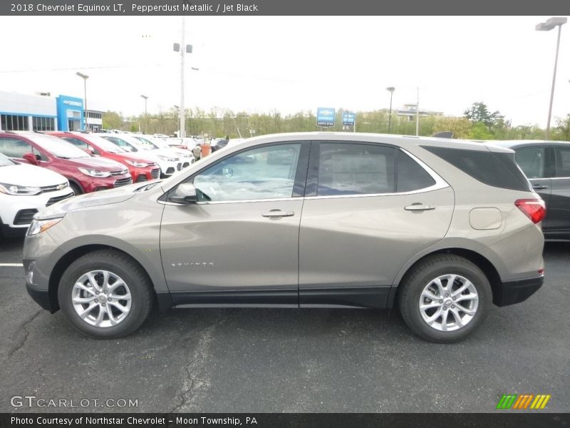 Pepperdust Metallic / Jet Black 2018 Chevrolet Equinox LT