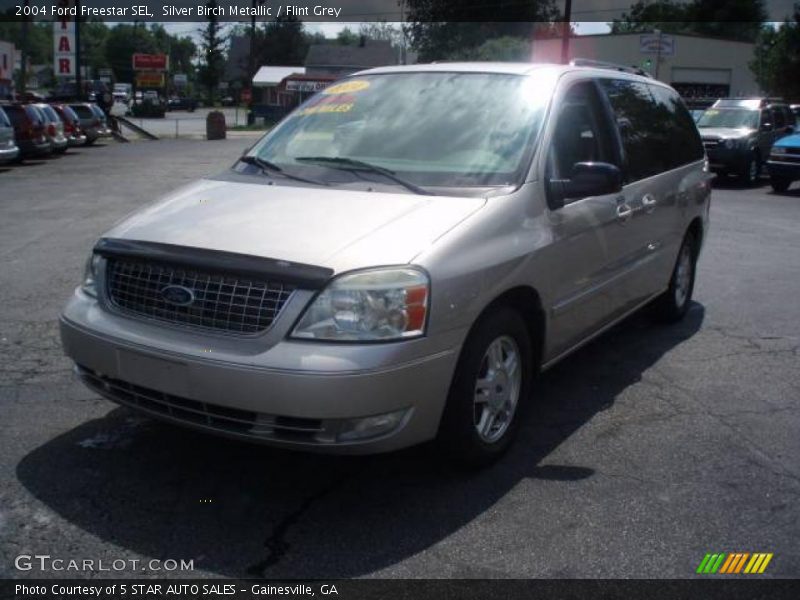 Silver Birch Metallic / Flint Grey 2004 Ford Freestar SEL