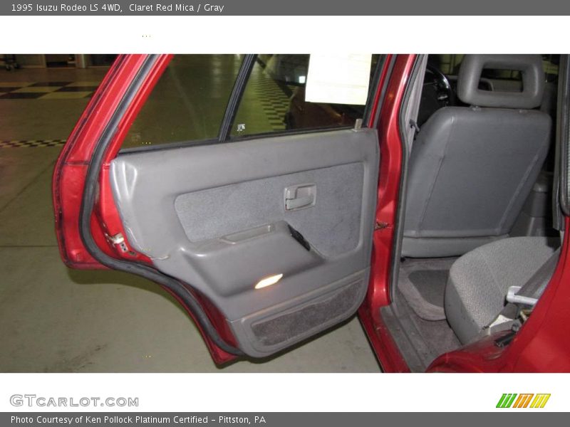 Claret Red Mica / Gray 1995 Isuzu Rodeo LS 4WD