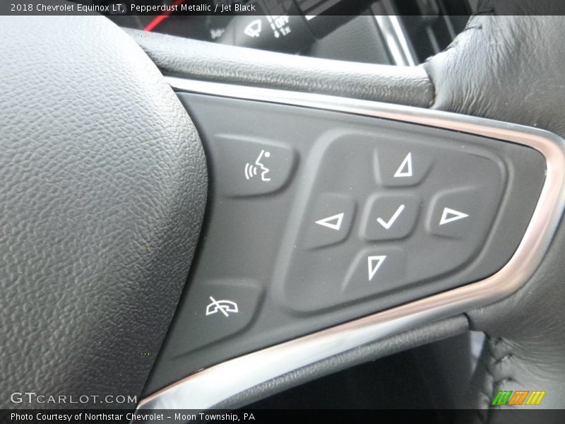 Pepperdust Metallic / Jet Black 2018 Chevrolet Equinox LT