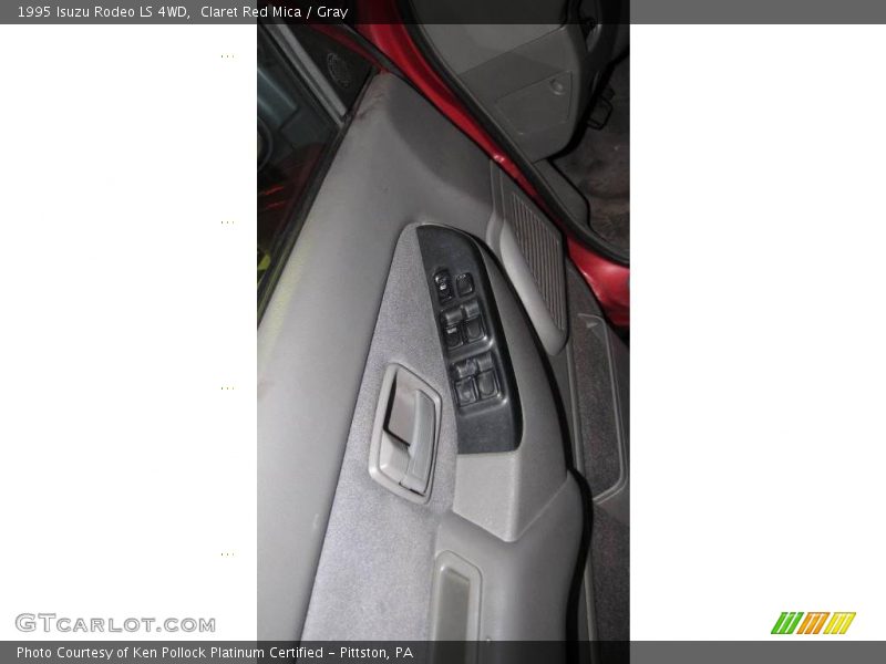 Claret Red Mica / Gray 1995 Isuzu Rodeo LS 4WD