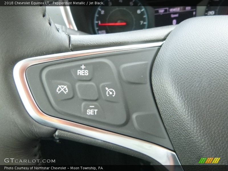 Pepperdust Metallic / Jet Black 2018 Chevrolet Equinox LT