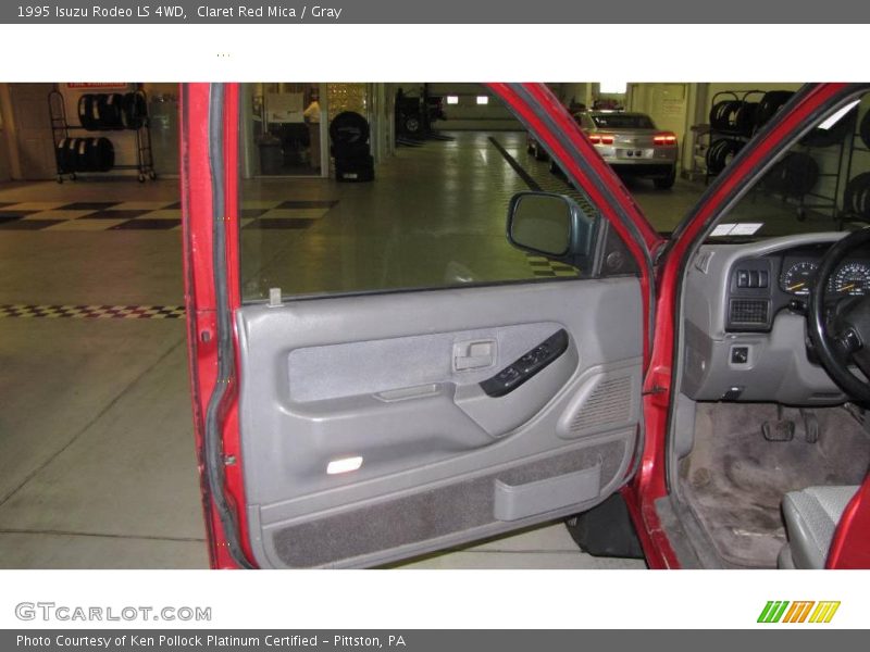 Claret Red Mica / Gray 1995 Isuzu Rodeo LS 4WD