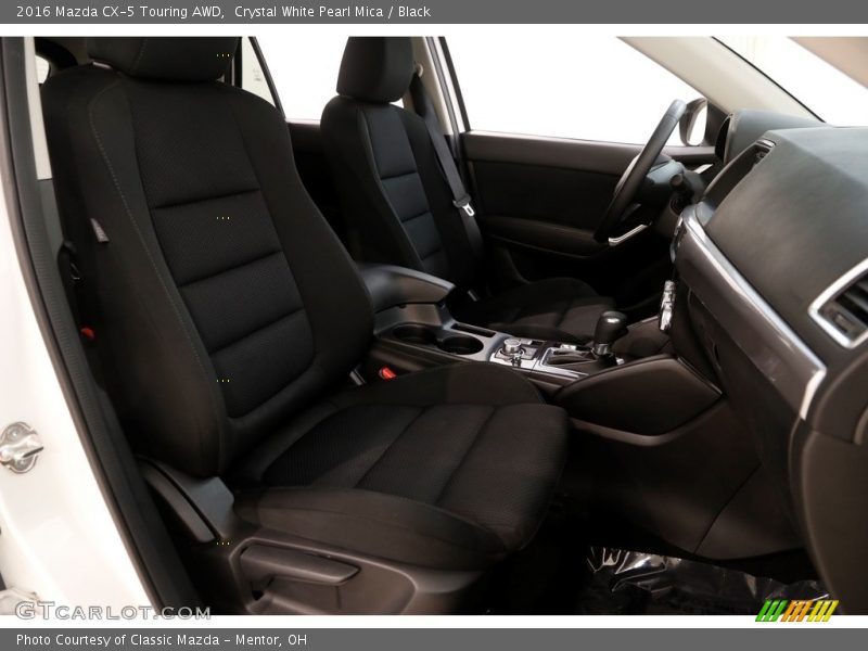 Crystal White Pearl Mica / Black 2016 Mazda CX-5 Touring AWD