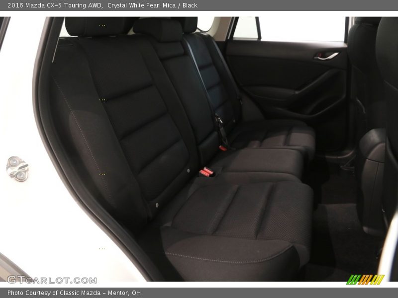 Crystal White Pearl Mica / Black 2016 Mazda CX-5 Touring AWD