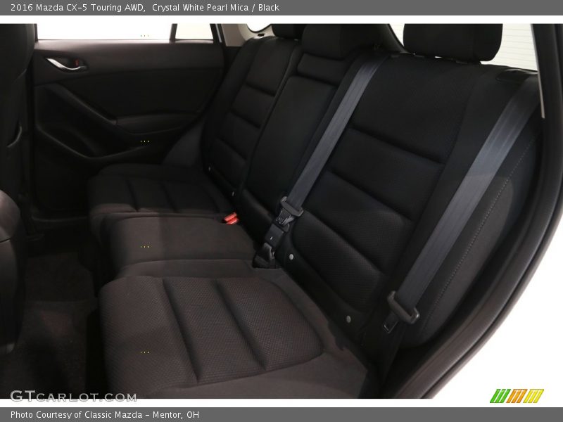 Crystal White Pearl Mica / Black 2016 Mazda CX-5 Touring AWD