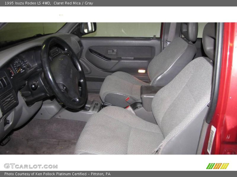 Claret Red Mica / Gray 1995 Isuzu Rodeo LS 4WD