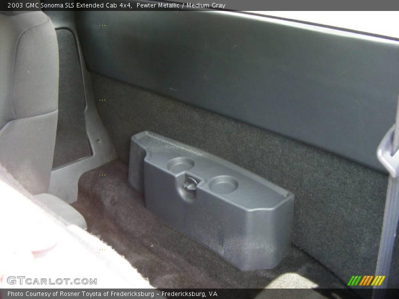 Pewter Metallic / Medium Gray 2003 GMC Sonoma SLS Extended Cab 4x4